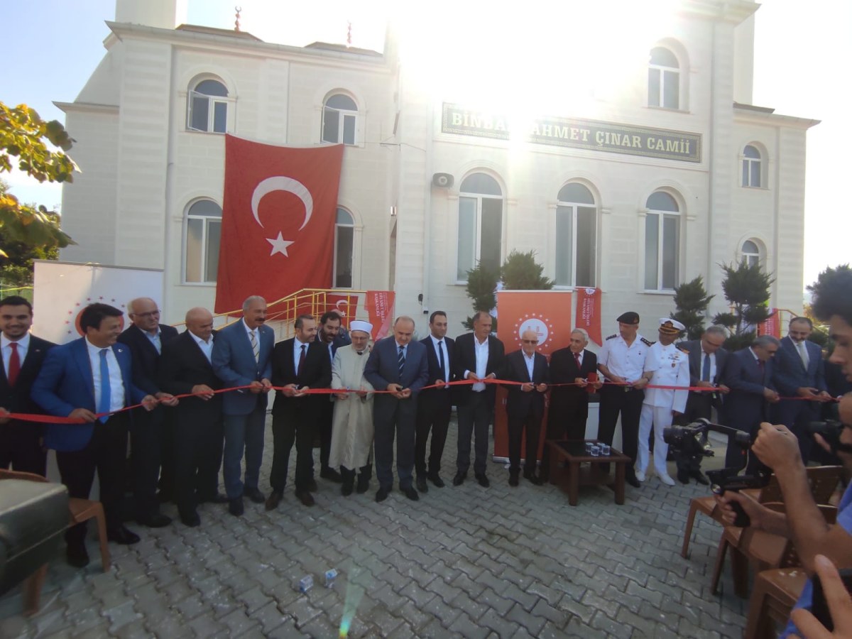 Yalova KONSİAD Yönetim Kurulu Başkan Yard. Sn.Ahmet Çınar Yaptırmış Olduğu Cami Açılısına